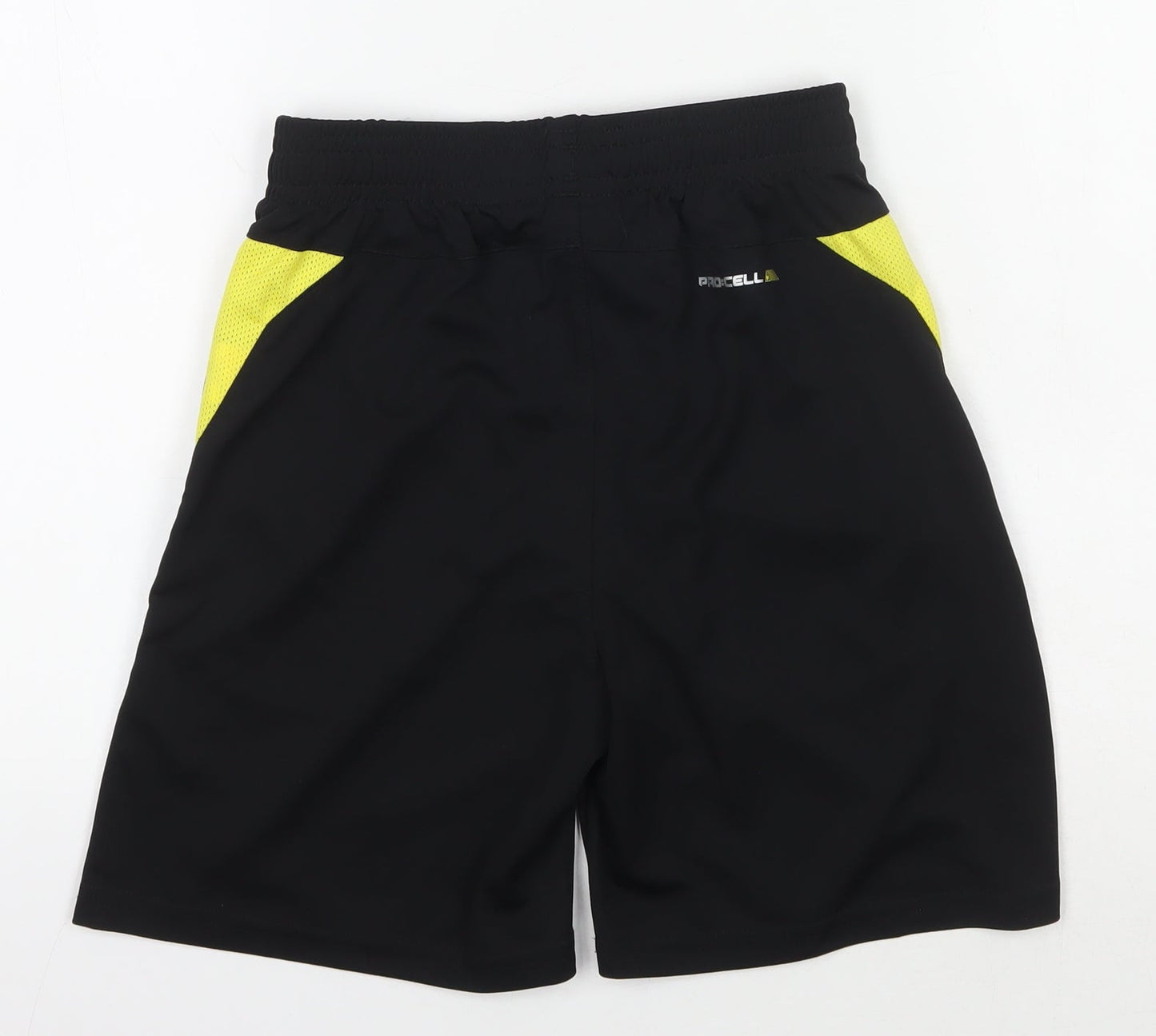 Le Coq Sportif Boys Black Athletic Shorts M