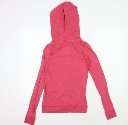 SoulCal Pink Women's Hoodie Size 6 - Casual, Lightweight