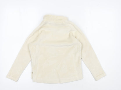 Regatta Girls Ivory Fleece Pullover Sweatshirt 7-8 Years