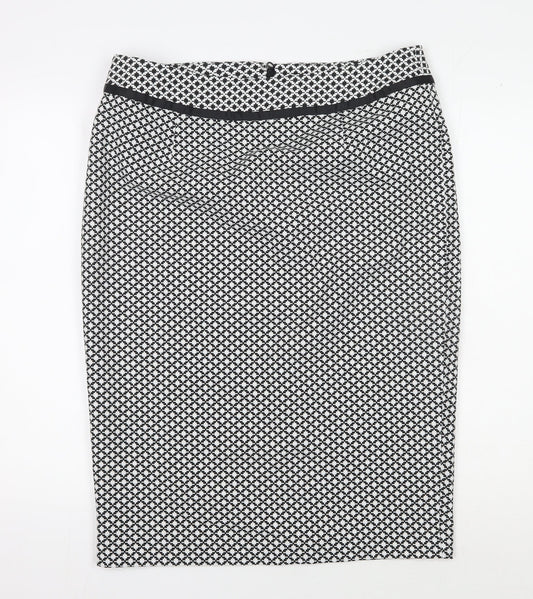 Long Tall Sally Women's Black Midi Pencil Skirt Size 14