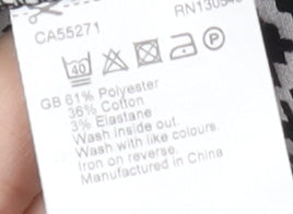 Long Tall Sally Women's Black Midi Pencil Skirt Size 14