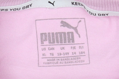 Teens UK Size XL PUMA Pink Basic T-Shirt