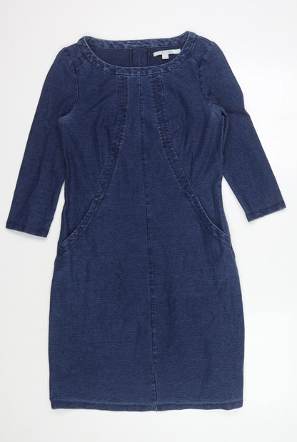 Boden Women's Blue Denim Dress - Size Unknown