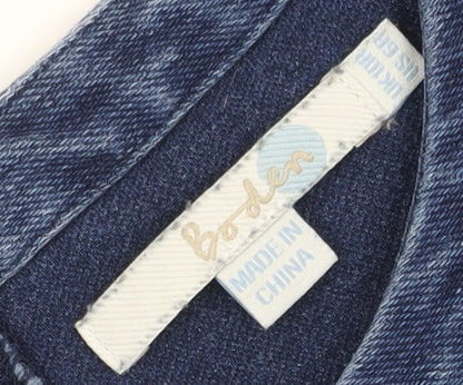 Boden Women's Blue Denim Dress - Size Unknown