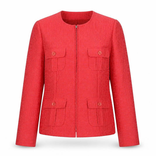 Womens UK Size 10 Viyella Regular Red Blazer