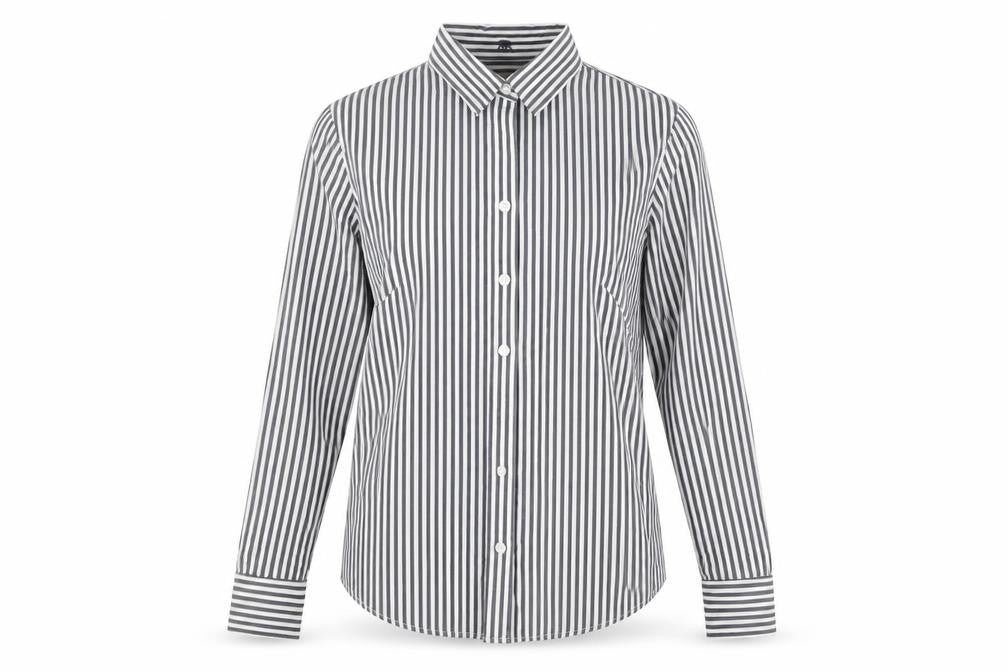 Womens UK Size 6 Banana Republic Grey Jersey Button-Up