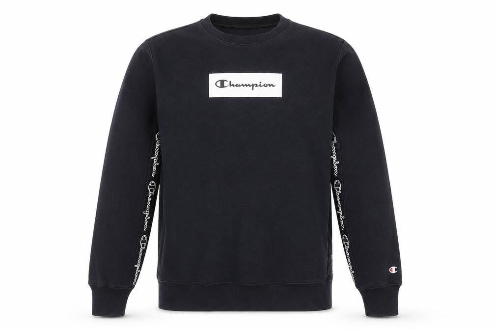 Mens UK Size S Champion Black Pullover Sweatshirt