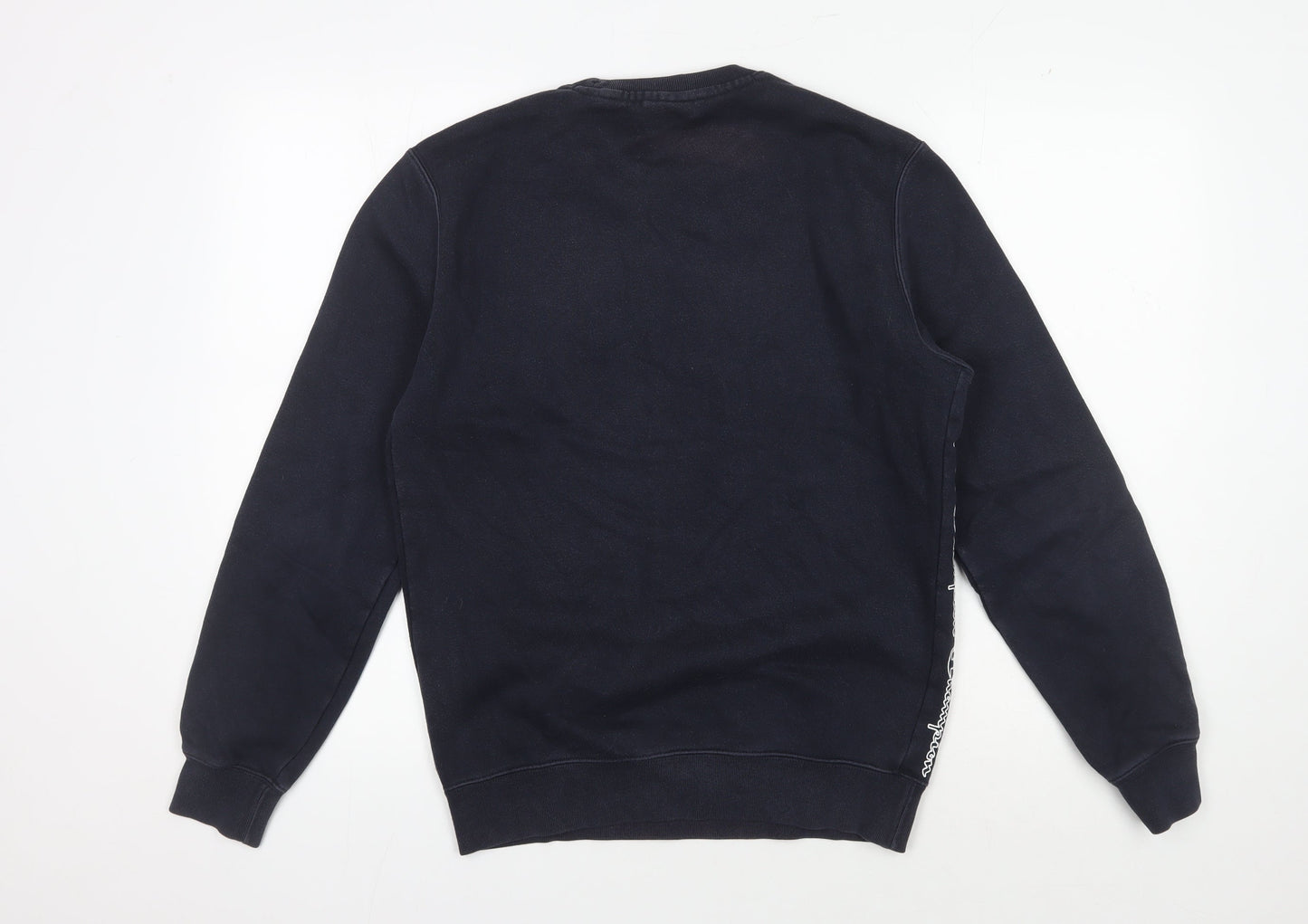 Mens UK Size S Champion Black Pullover Sweatshirt