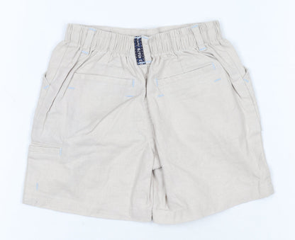 Jasper Conran Beige Linen-Cotton Baby Shorts, 9-12 Months