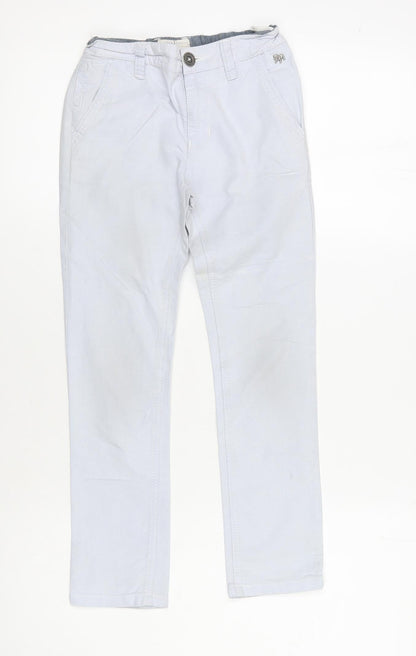 Jasper Conran Boys' White Chino Trousers, Size 7, Spring/Summer
