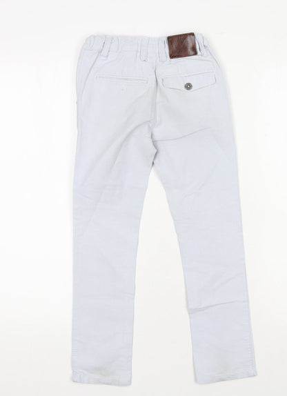 Jasper Conran Boys' White Chino Trousers, Size 7, Spring/Summer