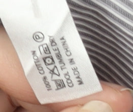 Jasper Conran Men's Grey Striped Classic Shirt 15