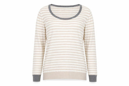 Womens UK Size M Banana Republic Beige Pullover Jumper