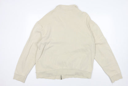 Mens UK Size L Rocha John Rocha Beige Bomber Jacket