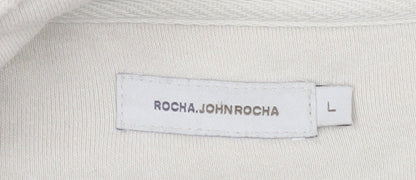 Mens UK Size L Rocha John Rocha Beige Bomber Jacket