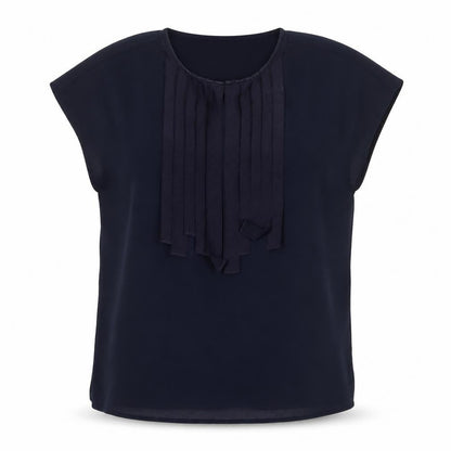 Womens UK Size 2 J.CREW Blue Basic Blouse