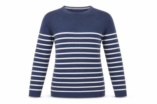 Womens UK Size S Springfield Blue Pullover Jumper