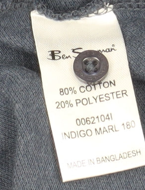 Ben Sherman Men's Polo shirt Blue, size XL.