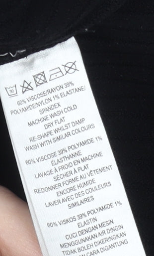 French Connection Black Women's Skirt Size 6 Viscose Blend