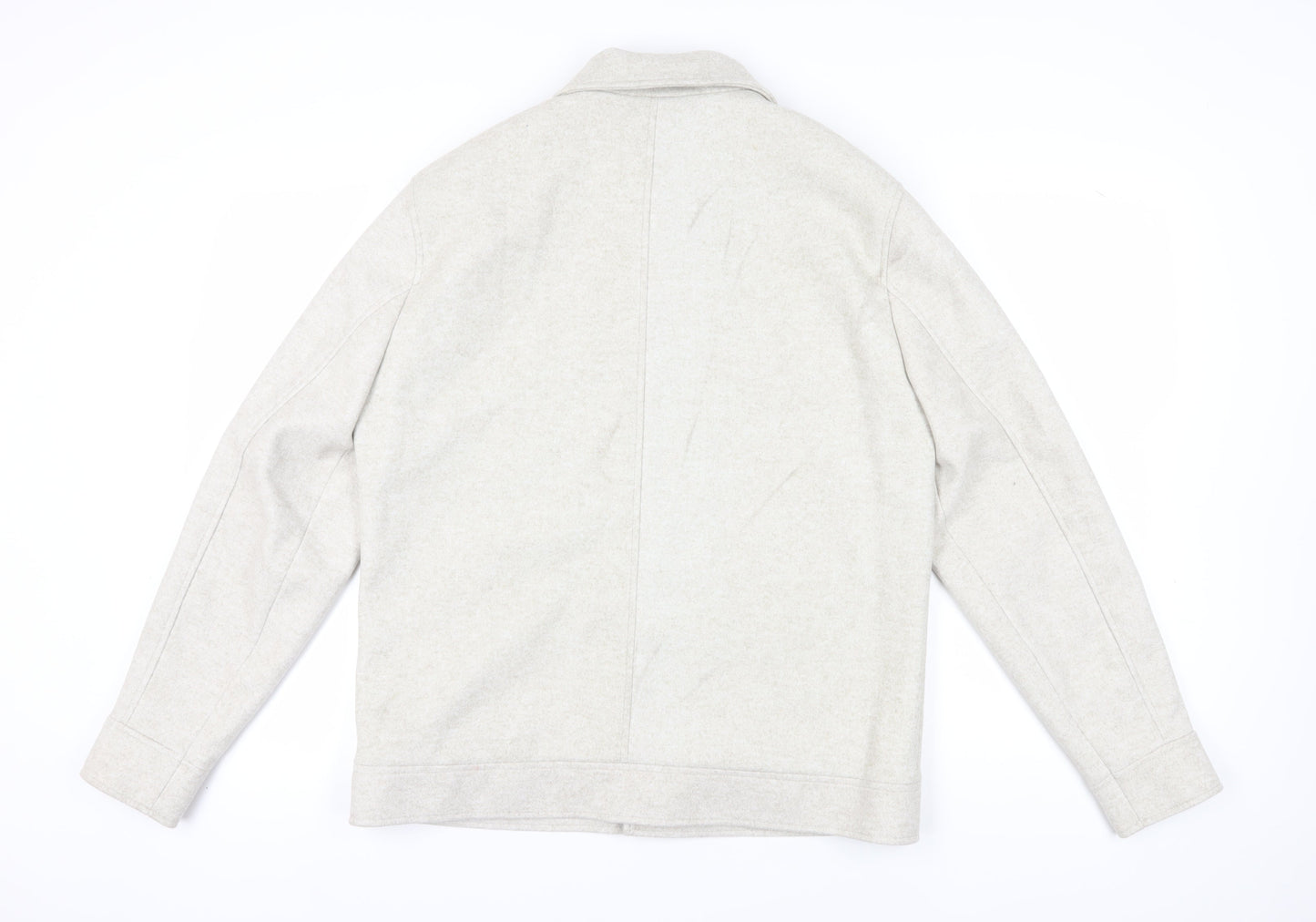 Mens UK Size L Marks and Spencer Beige Basic Jacket