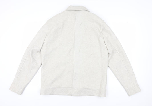 Mens UK Size L Marks and Spencer Beige Basic Jacket