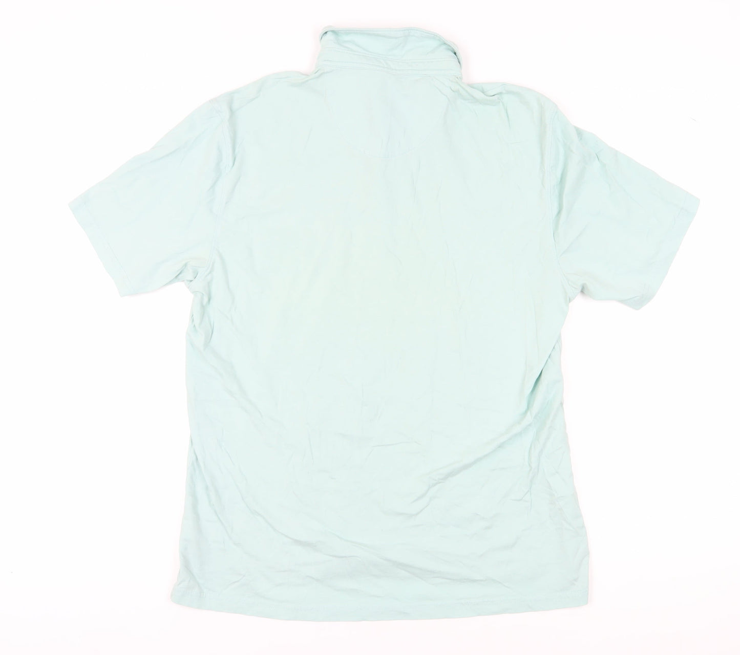 Marks and Spencer Blue Men's Polo Shirt M