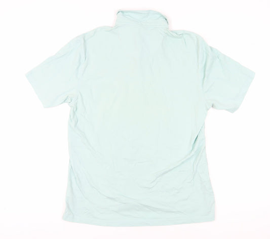 Marks and Spencer Blue Men's Polo Shirt M