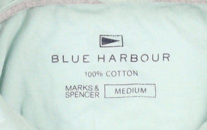 Marks and Spencer Blue Men's Polo Shirt M