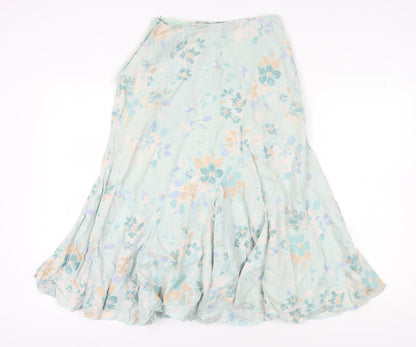 Marks & Spencer Women's Multicoloured A-Line Skirt Size 10