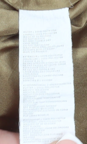 Boohoo Women's Brown A-Line Short Skirt - Size 12