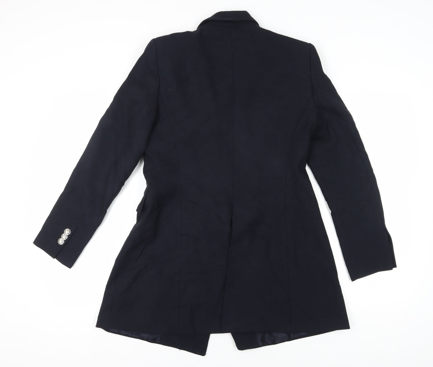 Zara Women's Blue Blazer, Regular Fit, Size 12