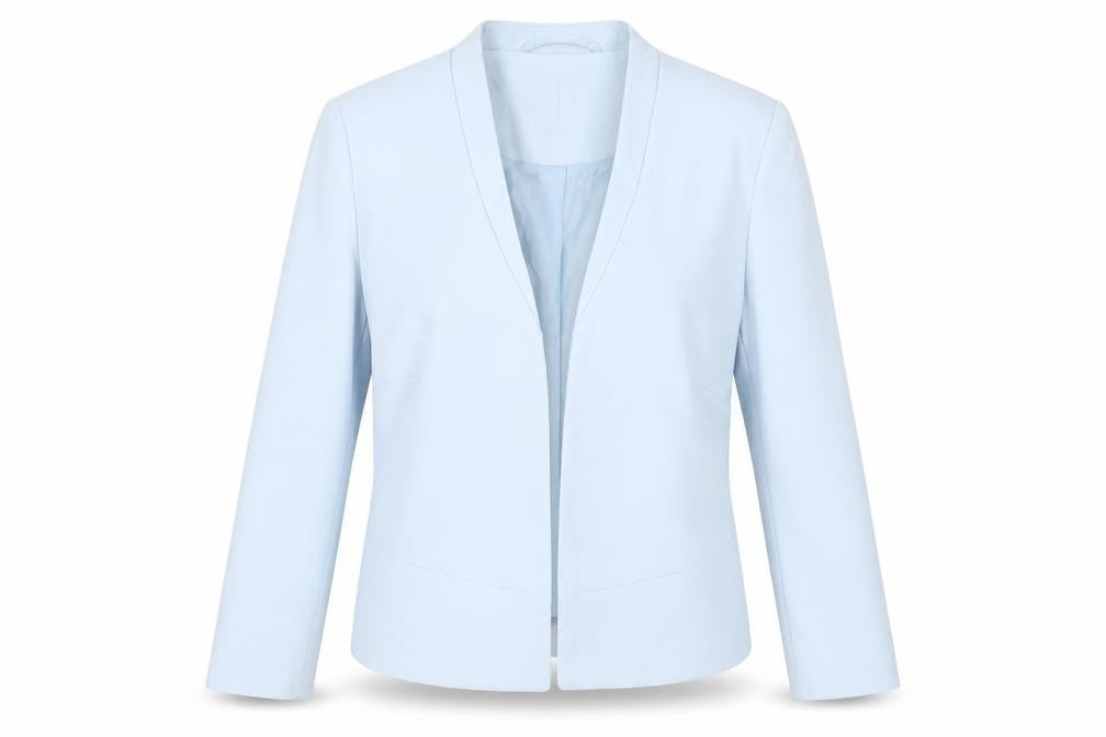 New Look Women's Blue Shawl Collar Blazer Size 10