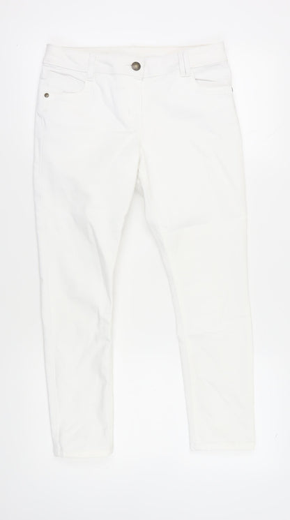 George Women's White Jeans, Size 12