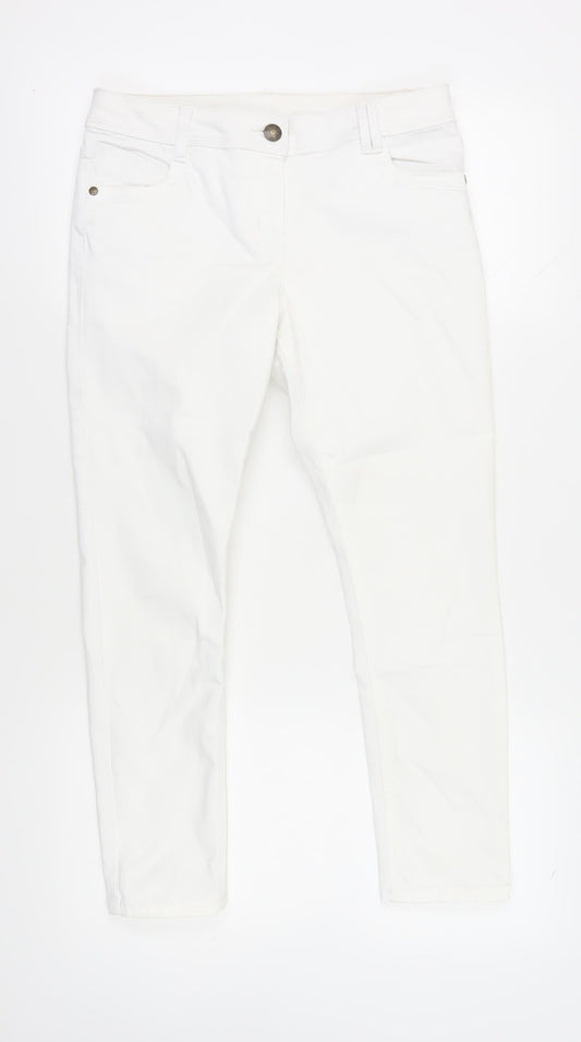 George Women's White Jeans, Size 12