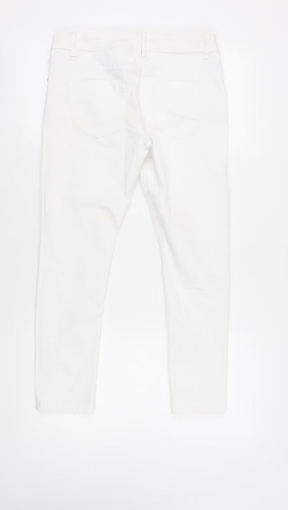 George Women's White Jeans, Size 12