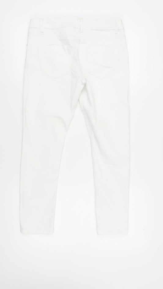 George Women's White Jeans, Size 12