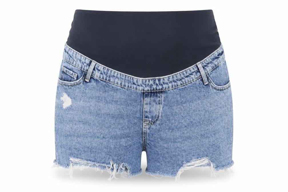 Womens UK Size 14 New Look Relaxed Fit Cut-Off Shorts