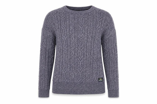 Womens UK Size S Superdry Grey Pullover Jumper
