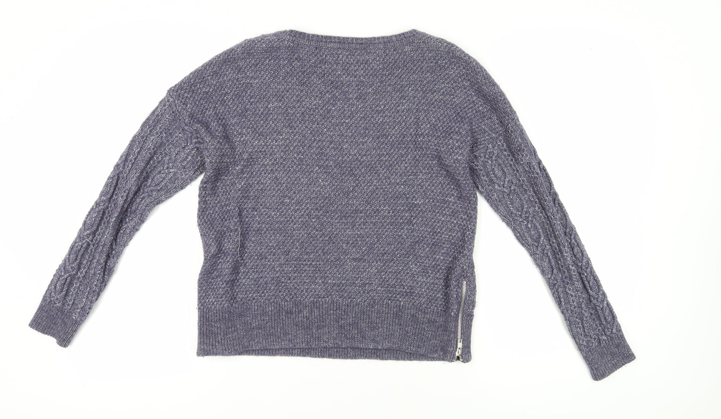 Womens UK Size S Superdry Grey Pullover Jumper