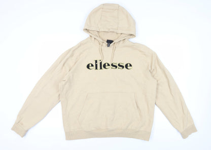 Ellesse Beige Unisex Hoodie XL - Casual Style & Comfort
