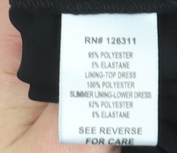 Ronni Nicole Women's Purple Sheath Dress Size 14