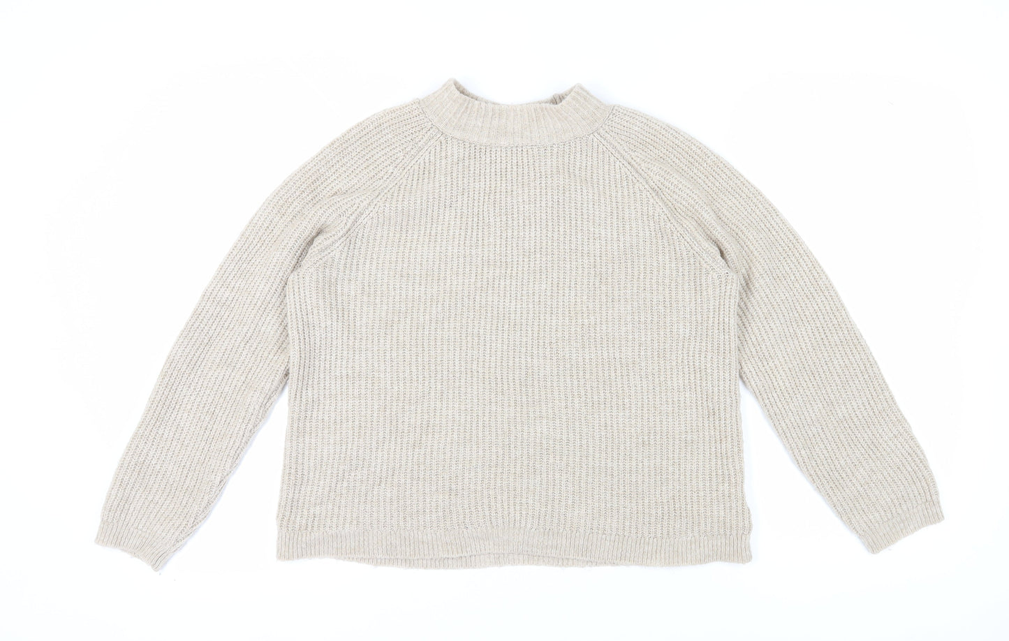 Womens UK Size M Only Beige Pullover Jumper
