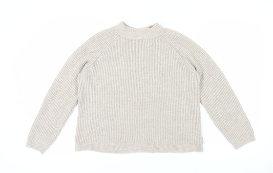 Womens UK Size M Only Beige Pullover Jumper
