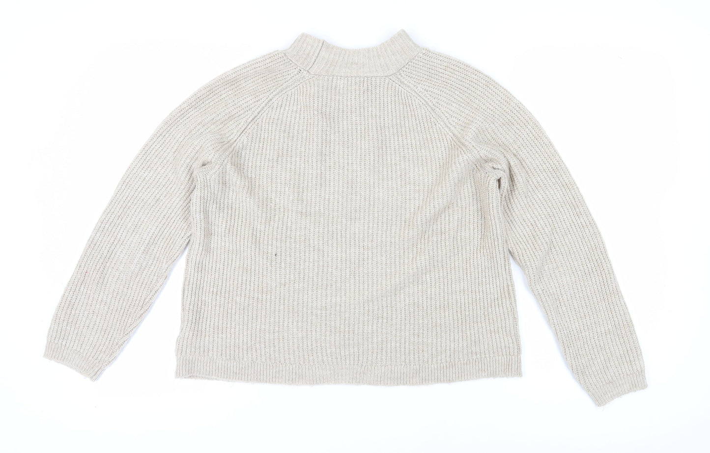 Womens UK Size M Only Beige Pullover Jumper