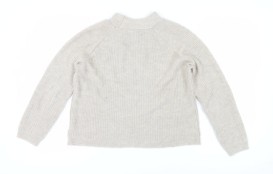 Womens UK Size M Only Beige Pullover Jumper