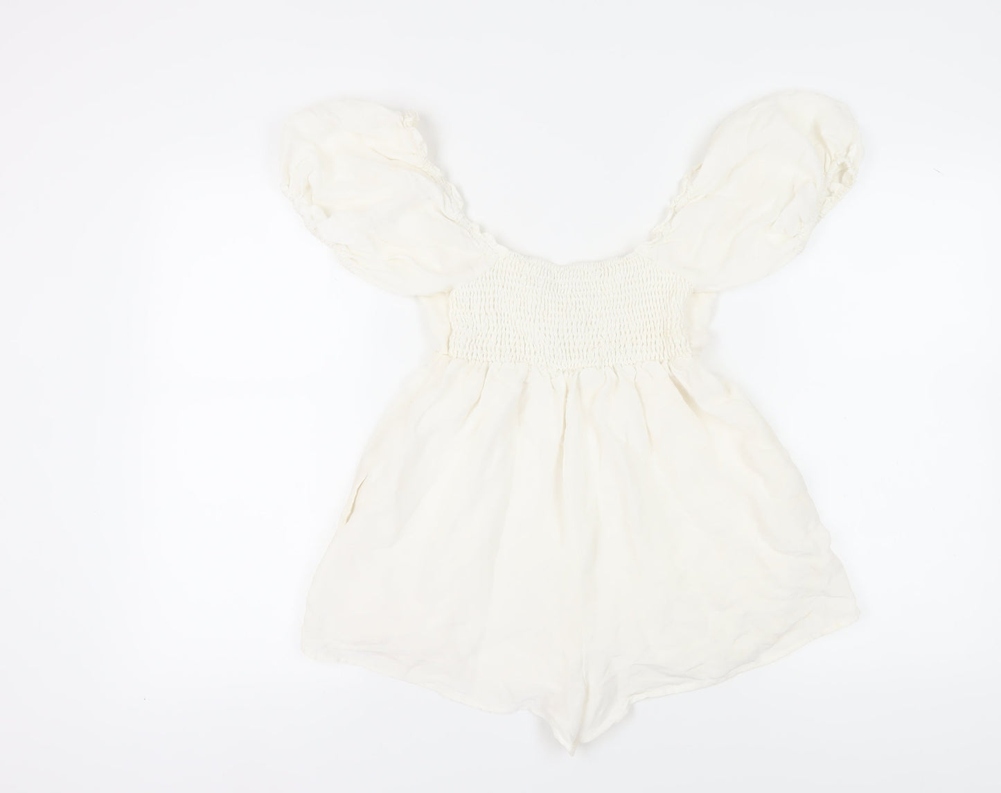 Urban Outfitters Women's Ivory S Playsuit Off the Shoulder