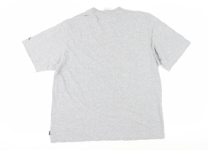 Adidas Men's Grey XL Short Sleeve Crew Neck T-Shirt