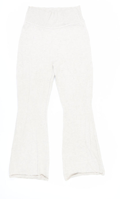 Gilly Hicks Women’s Ivory Joggers, Size L, Stylish & Cosy