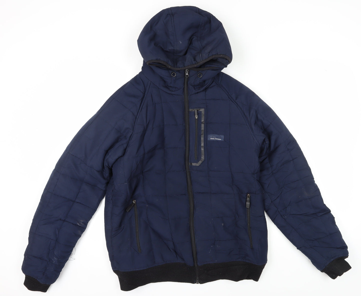 Mens UK Size S McKenzie Blue Puffer Jacket