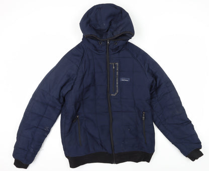 Mens UK Size S McKenzie Blue Puffer Jacket
